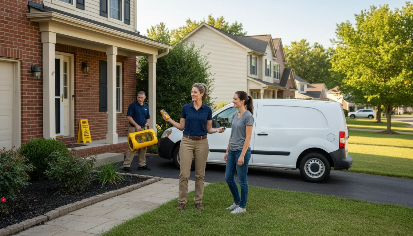 Water restoration image for Mold Remediation in Midway City, CA